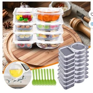 Transparent Food Storage Containers set of 8
